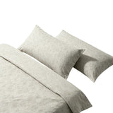 DT100% pure hemp bedding three-piece set & Jacquard light luxury wrapped sheet envelope pillowcase & spring and summer breathable jacquard pattern-Shiyu three-piece set
