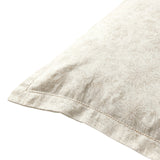DT100% Pure Hemp Jacquard Pillowcase Pair Set Envelope&Antibacterial Breathable&Home Style Light Luxury Comfortable Pillowcase Pattern Lotus Flower Pair