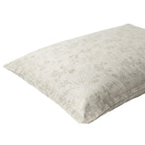 DT100% pure Chinese linen jacquard pillowcase with a pair of envelopes & antibacterial and breathable & household style, light luxury and comfortable pillowcase pattern, a pair of small jungles.